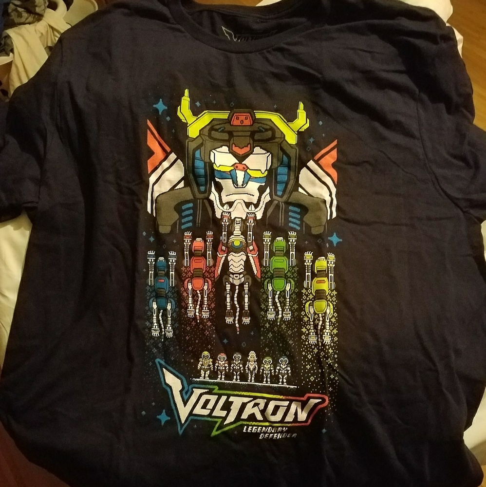 Voltron T-shirt DreamWorks men's XL lootcrate